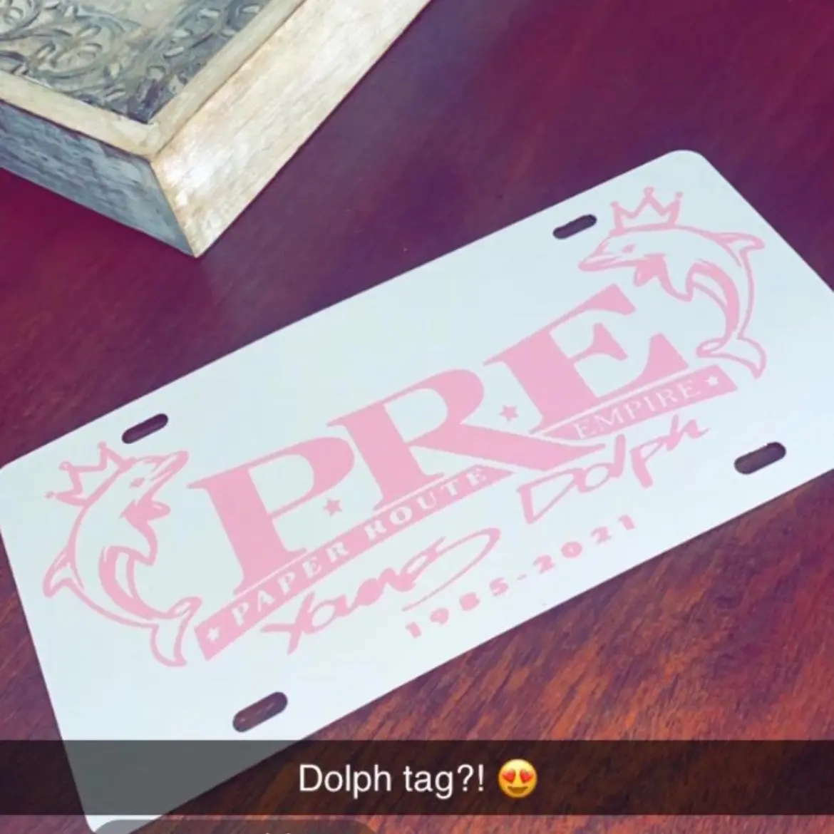 Custom License Plates for Cars-Trucks, Paper Route Empire Themed, Young Dolph Automotive Accessory, Unique Gift Idea