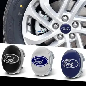 4Pcs 54mm Auto Emblem Original Wheel Center Cover Car Badge Hubcaps For Ford Focus Mondeo Mustang Fiesta Kuga MK2 Everest Escape Automotive Accessories