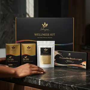 Shayoo Wellness Kit – Daily Supplement Set with Softgels, Herbal Sachets & Liquid Drops