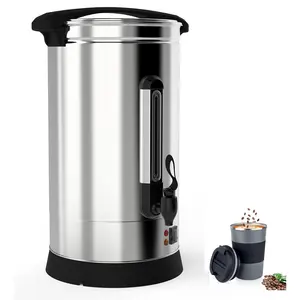 GARVEE 100 Cup Coffee Maker, Quick Brew, Stainless Steel for Meetings