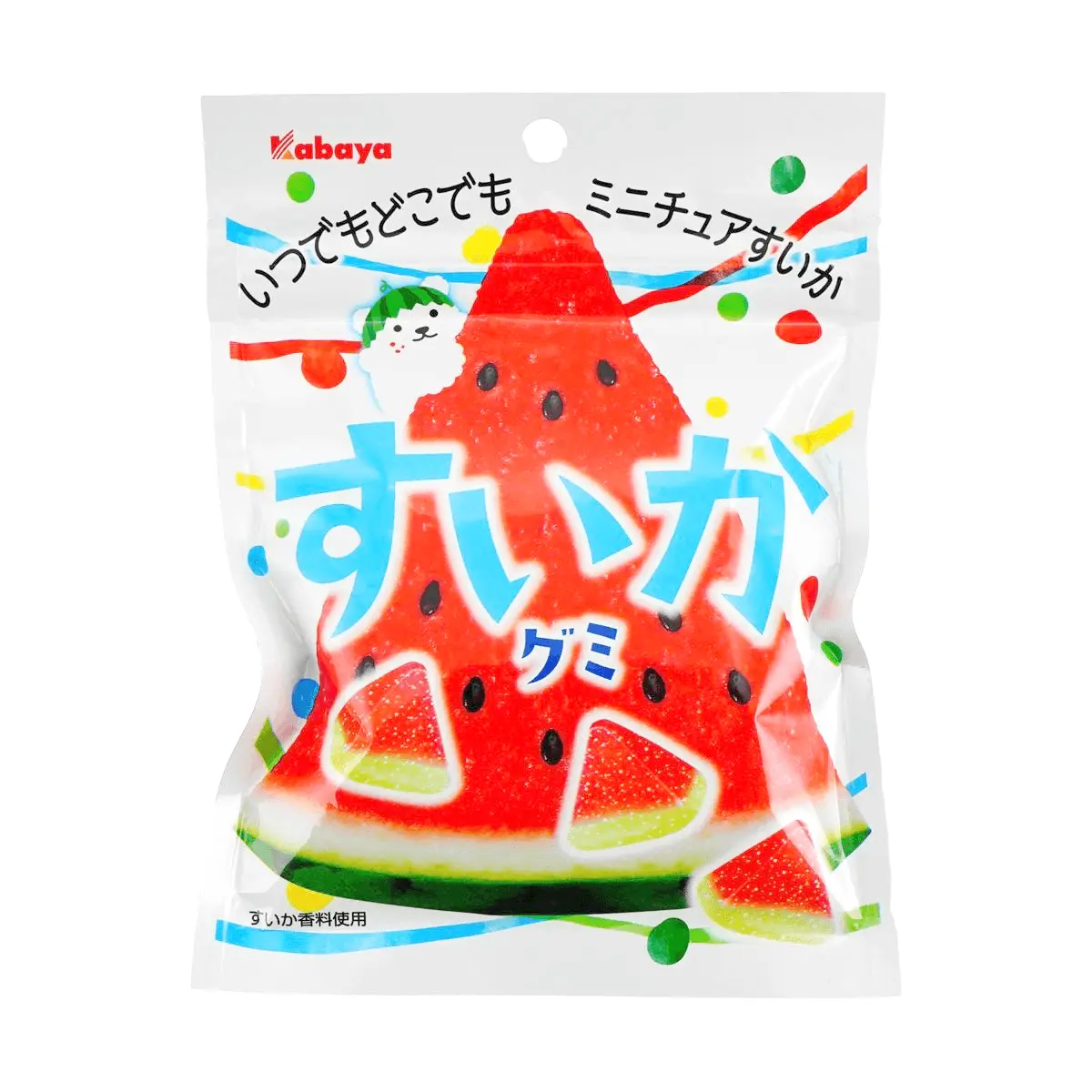KABAYA Japanese Summer Watermelon Gummies 1.76oz - Delicious Fruity Candy Treat