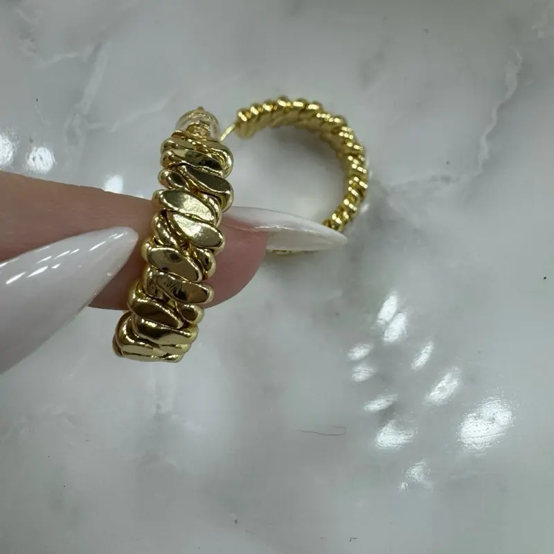 Cuban Hoop Earrings
