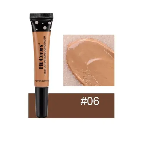 Long Lasting Liquid Concealer Foundation, Buildable Coverage, High Coverage Concealer Cream, Facial Makeup Tools for Daily Use, Cosmetic, Flawless Skin Finish, Beauty & Personal Care