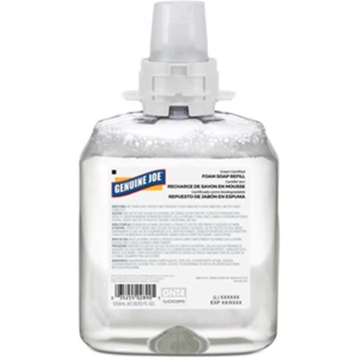 212 MAIN Genuine Joe Green Seal Certified Liquid Hand Soap Cleaning Refill, 1250ml Unscented Sanitary Cleaner for Household Use