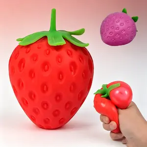 JOYIN Strawberry Squishy Stress Ball | Slow Rising Fidget Toy, Soft Squeeze Decompression Gift for Kids & Adults