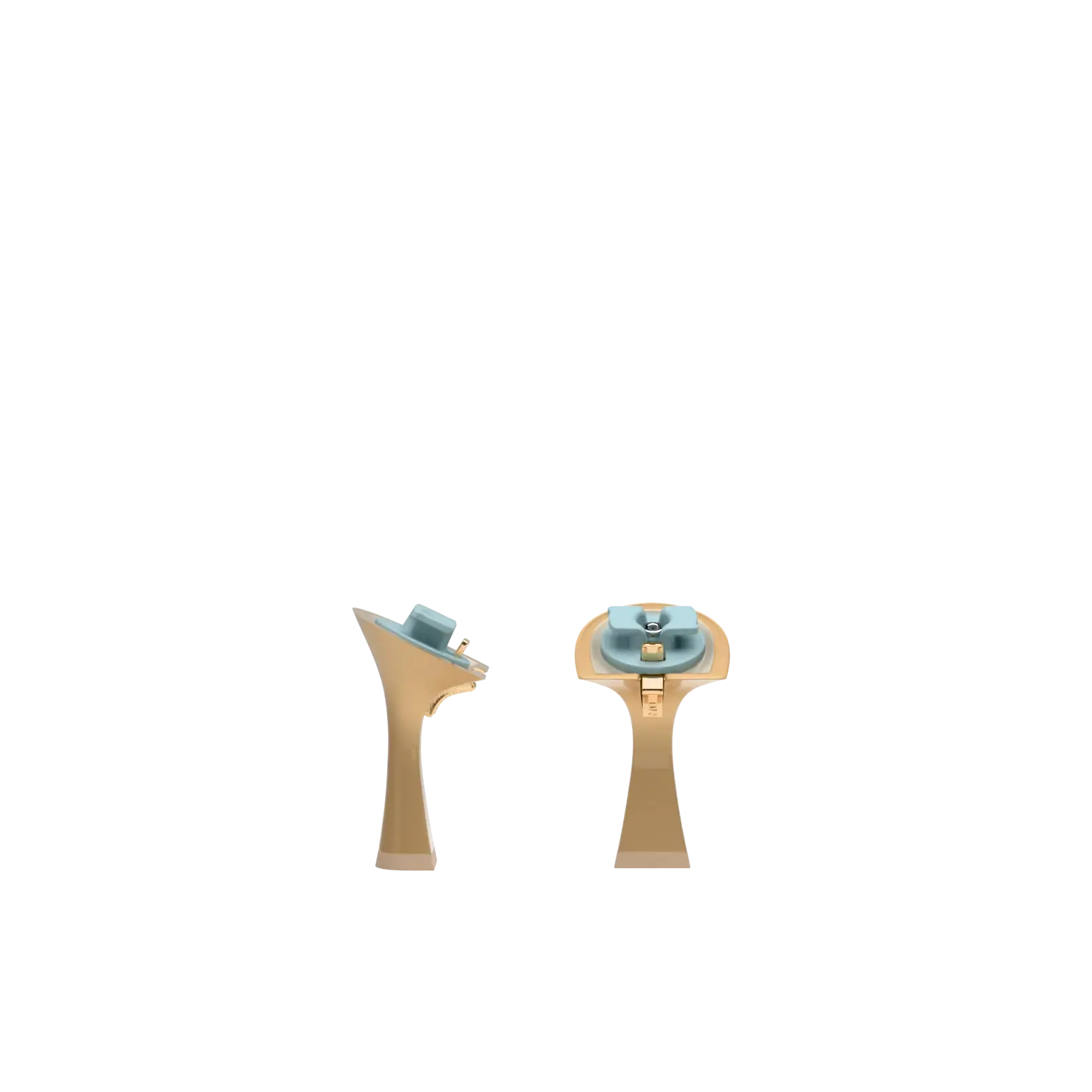 Flare Stiletto Heel Kit 4 Matte Gold