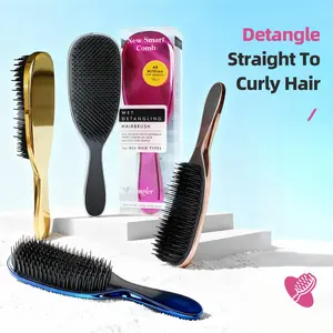 Ultimate Detangler Brush for Wet & Dry Hair, Eliminates Knots & Reduces Breakage for Straight to Wavy Hair Types, Hair Detangling Comb, Detangling Hairbrush