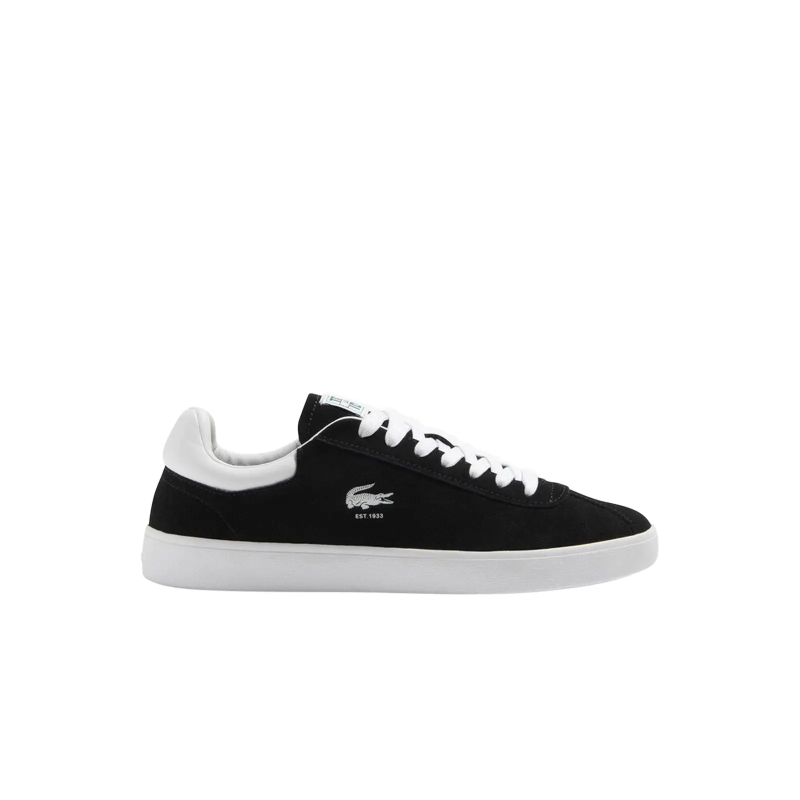 Lacoste Baseshot 223 1 SMA Mens Black Leather Lifestyle Sneakers Shoes