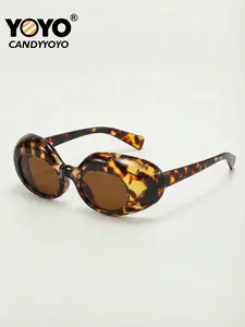 Original design, retro and sturdy frame fully covered with UV protection. Suitable for both men and women, it makes the face appear smaller, with a hip-hop/punk style and exaggerated appearance.