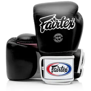 Fairtex BGV1 Black/White/Pink Muay Thai Boxing Training Sparring Gloves