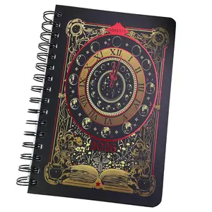 2026 Spiral Bound Planner, Astrology Moon Phase Clock Design, Weekly & Monthly Goal Planner, Witchy Aesthetic Journal, Lunar Calendar Notebook for Productivity, Self Care & Manifestation