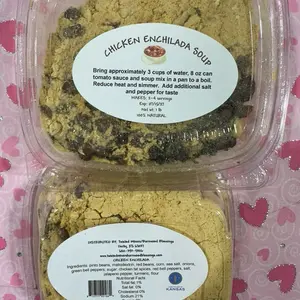 Chicken Enchilada Soup Mix Serves 2-4 Easy to Prepare with Tomato Sauce and Soup Mix