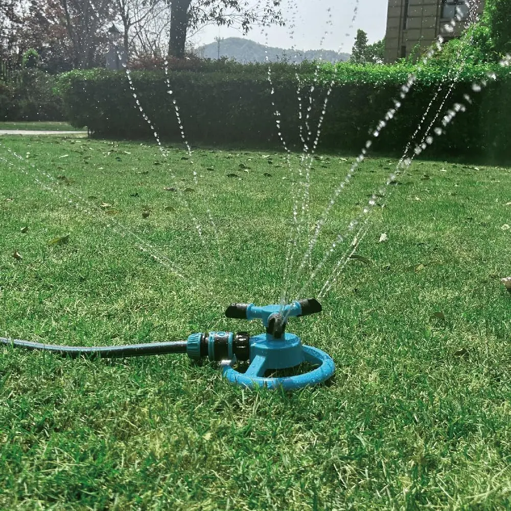 Heavy-Duty 360° Rotating Garden Sprinkler, Automatic All-Seasons Sprinkler with Large Coverage for Lawn Irrigation System, Garden Sprinklers