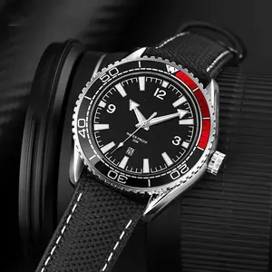 Men's Leather Belt Watch Men's Waterproof