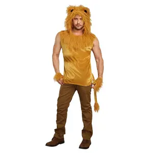 Men's King of the Jungle Lion Costume
