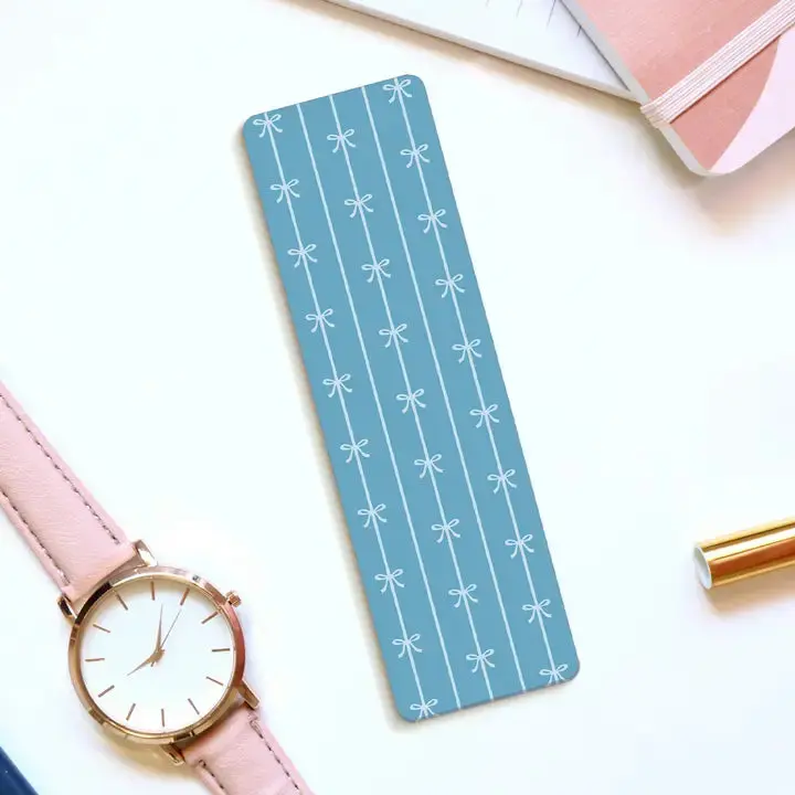 Blue Bows Bookmark #SBM527-BLUBOWS