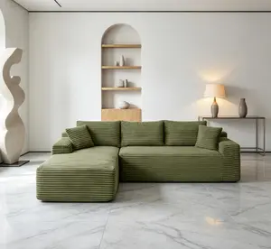 105in Modern Modular L-Shape Sofa Set with Chaise, Cloud-Upholstered Deep-Seat No-Assembly Couch, Indoor Living Room Furniture