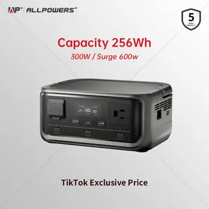 [New Arrival]ALLPOWERS VOLIX P300 256Wh,300W AC Output Portable Power Station,LiFeP04 Battery,1 Hour Fast Charging,Suitable for Camping,RV Life,Home Backup Power