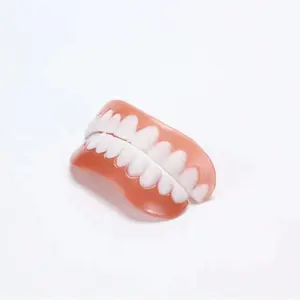 Teeth Stickers Set, Silicone Realistic False Tooth Kit, Smile Whitening Adhesive Fake Teeth, Oral Care Accessories