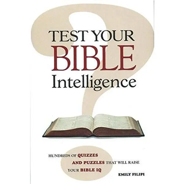 USED Book - Test Your Bible Intelligence by Emily Filipi (Hardcover) - english