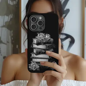 Bookish phone case, Morally grey iPhone cover, Dark romance Samsung galaxy