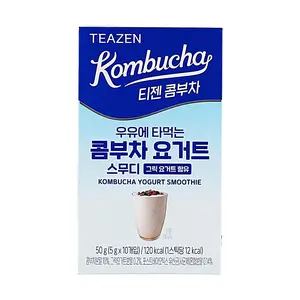 Teazen Korean Kombucha Probiotics Drink Mix - 10 Sachets, 50g | TWICE Chaeyoung's Choice - Refreshing, Low-Calorie, Gut Health Support, Aids Digestion