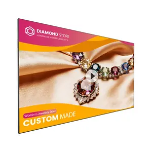 Canlarriz 100 inch 4K Digital Signage Display, 700 Nits High Brightness, Commercial-Grade Video Wall w/ Free CMS & Ultra-Slim Metal Design for Flagship Stores, Lobbies & Corporate HQ