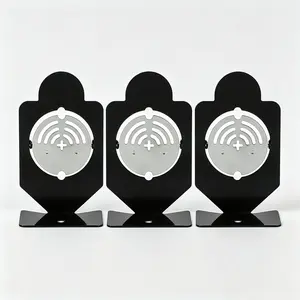 Rotating Steel Figure Target Toy for Foam Dart Blaster Practice Kids Training Game