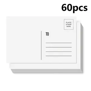 4x6 Inch Blank Postcard, 60pcs/set Postcard, DIY Printable Postcard, Office Stationery & Supplies for Home & School & Office