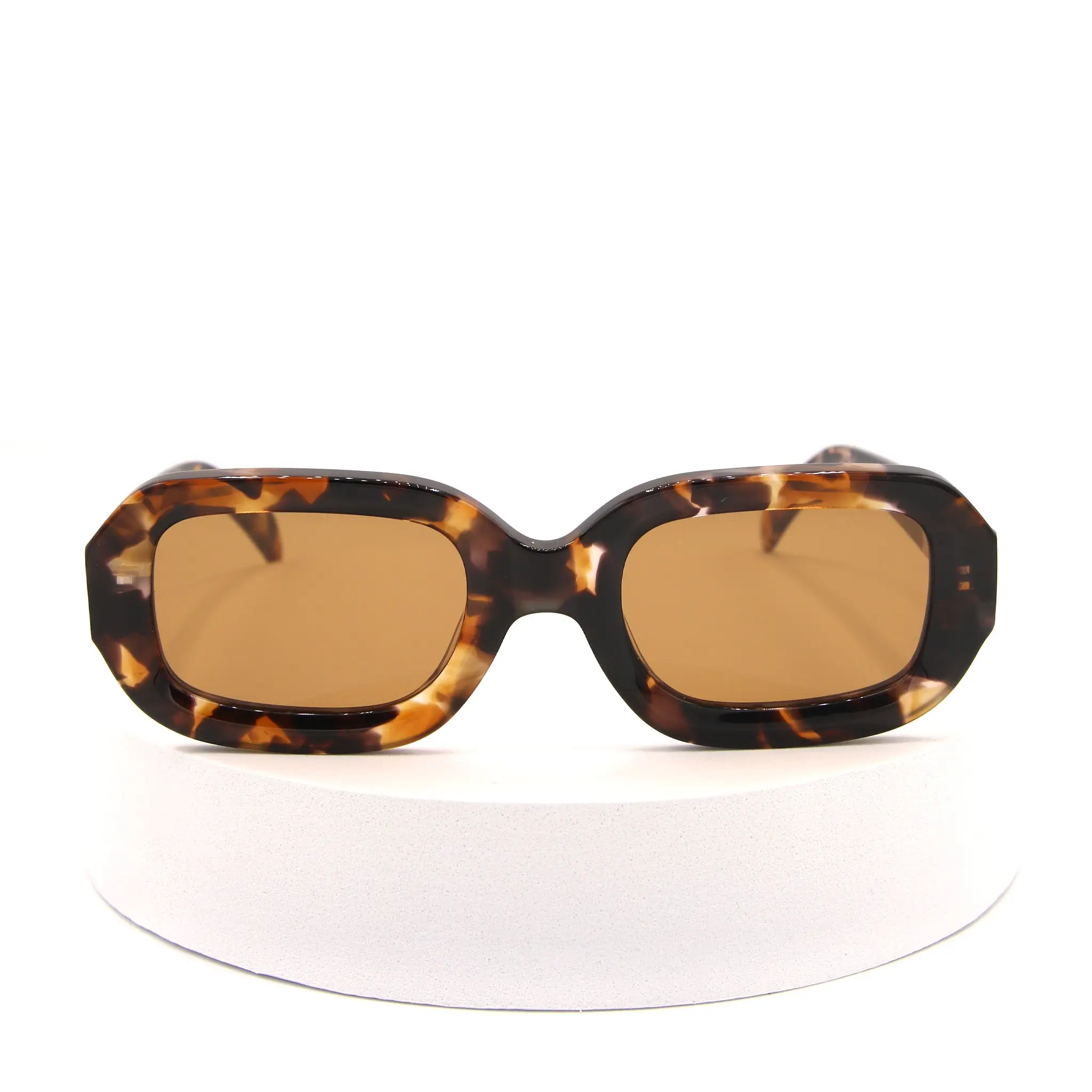 Unisex Mahogany Obsidian Eco-Conscious Acetate Frame Sunglasses with Polycarbonate optical lenses and 100% UVA/UVB Protection