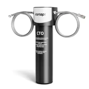Vortopt Q5-C2 Under Sink Water Filtration System, 2 Years of 19K Gallons, Reduces PFAS, PFOA/PFOS, Lead, Chlorine, Bad Taste & Odor, NSF/ANSI 42 Certified, Under Sink Water Filter System waterfilter