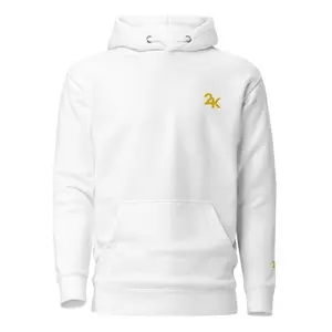 24k Signature Hoodie Classic 100% Cotton Front Pouch Pocket Warm Hood for Chilly Evenings 3 Panel Hood Matching Drawstrings