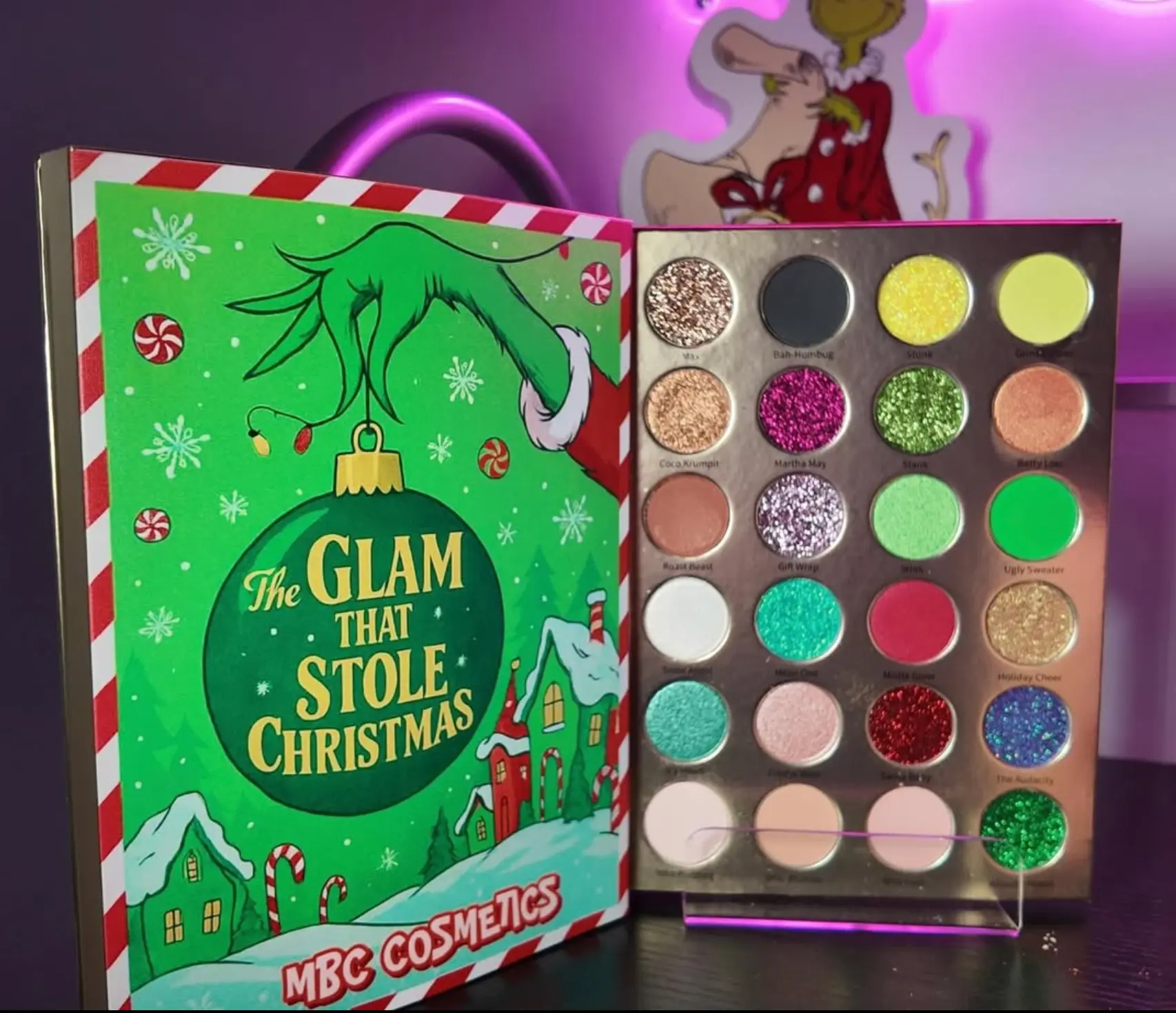 Grinch Eyeshadow Palette Grinch Eyeshadow Palette