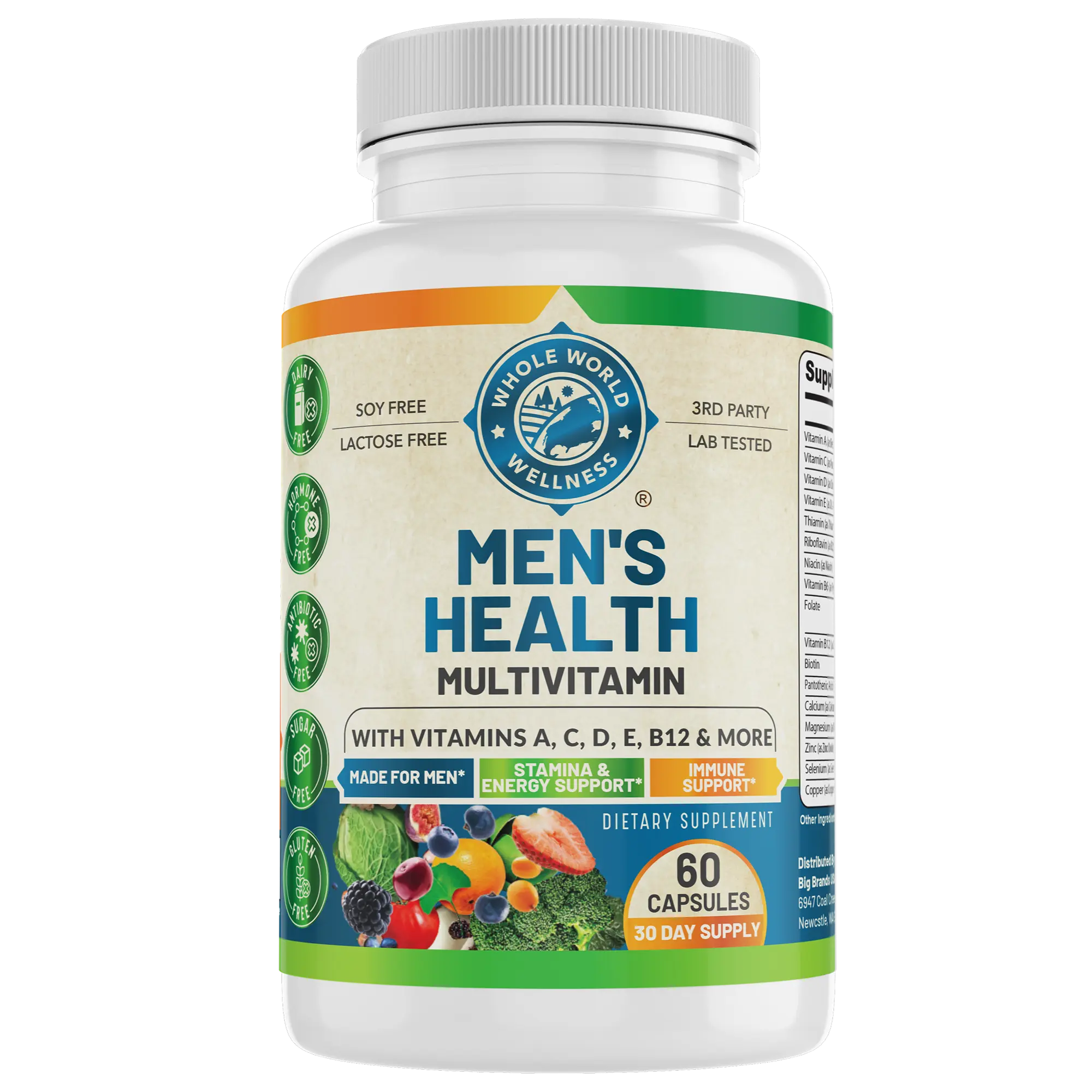 Optimum Men's Health Multivitamin Supplement for Fitness and Dietary Needs