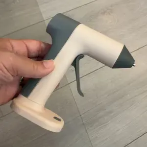 【Essential for DIY Projects】Tilswall Cordless Hot Glue Gun, 30s Fast Preheating with 2000mAh Built-in Battery, with 20pcs Premius Hot Melt Glue Sticks, Smart Power-Off, USB-C Inputs Suitable for DIY Craft Gift, Home Repaire
