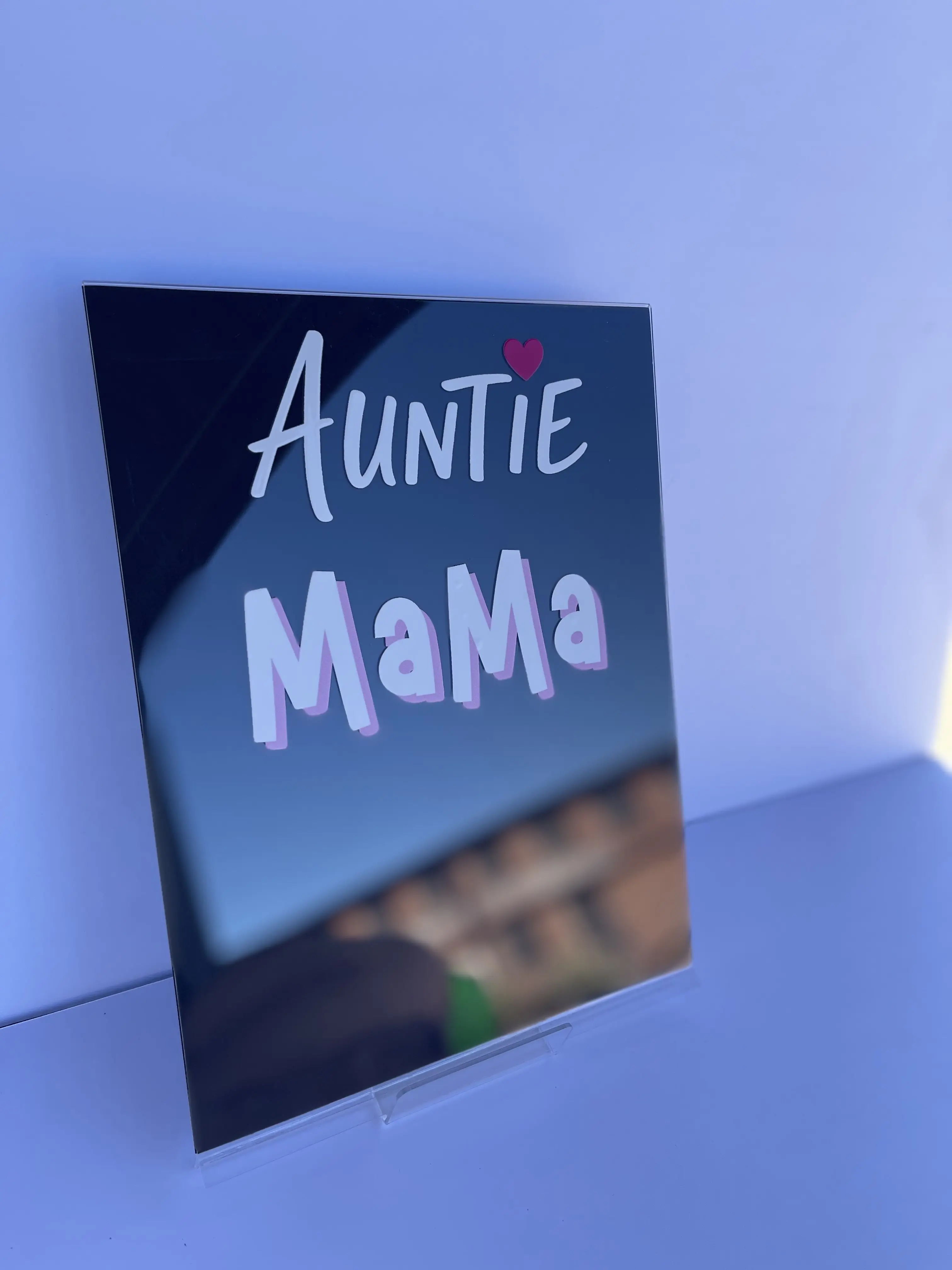 "Auntie" Transfer Decal