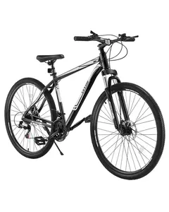【DealsForYouDays】VEVOR Mountain Bike, 29 inch MTB Bicycle with Front Suspension, 21 Speeds SHIMANO Twist Shifting, Comfort Saddle, Dual Disc Brakes, Aluminum Alloy Frame, Adult Sport Cycling Bicycle for Men Women Trail Snow