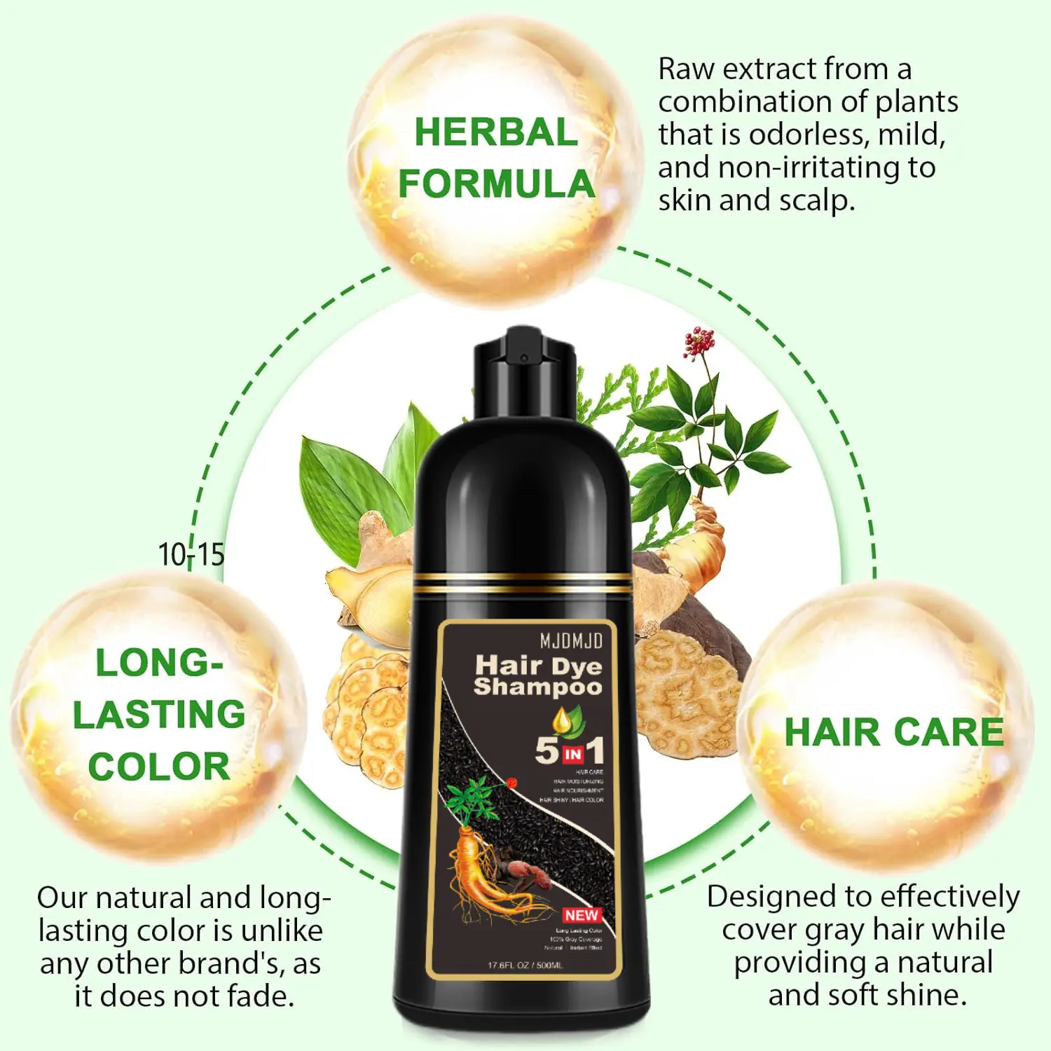 MJDMJD Golden Brown Magic: The Instant, Nourishing Color Shampoo