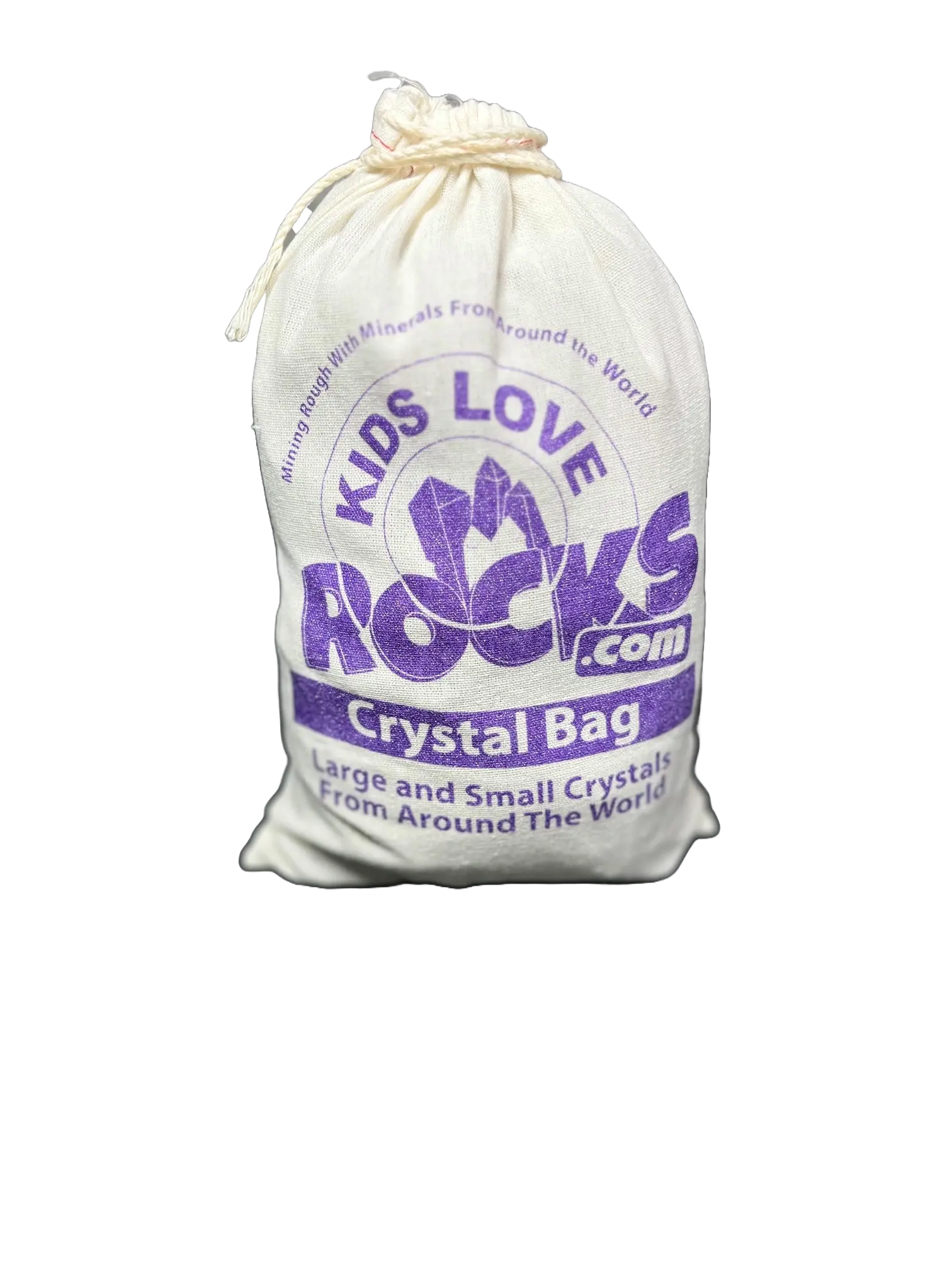Crystal Mining Bag, Contains:  Quartz, Amethyst, Carnelian, Labradorite, Amazonite, Septarian and break your own Geodes!