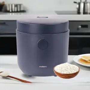 Hakka Low Carb Rice Cooker, 4 Cups Uncooked Rice with Stainless Steel Steamer MINI Desuger Smart Cooker