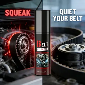 100ml Automotive Belt Noise-Reducing Spray – Anti-Aging Friction Reducer & Silencer | Extends Belt Service Life with Anti-Friction Protection for Engines
