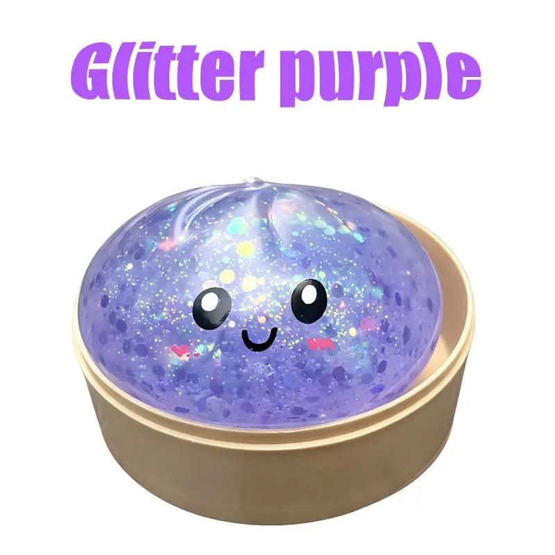 Glitter Dumpling Squishy Toy, Colorful Stress Relief Ball, Soft Squeeze Decompression Toy, Stress Relaxation Gift for Adults Glitter Dumpling Squishy Toy, Colorful Stress Relief Ball, Soft Squeeze Decompression Toy, Stress Relaxation Gift for Adults