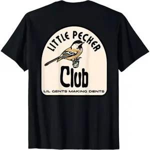 [100% Cotton] Retro - Inspired T - shirt: "" Graphic with Bird Design  Golf Gift T-Shirt For Men and Women