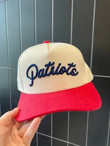 Patriots Hat | Red + Natural