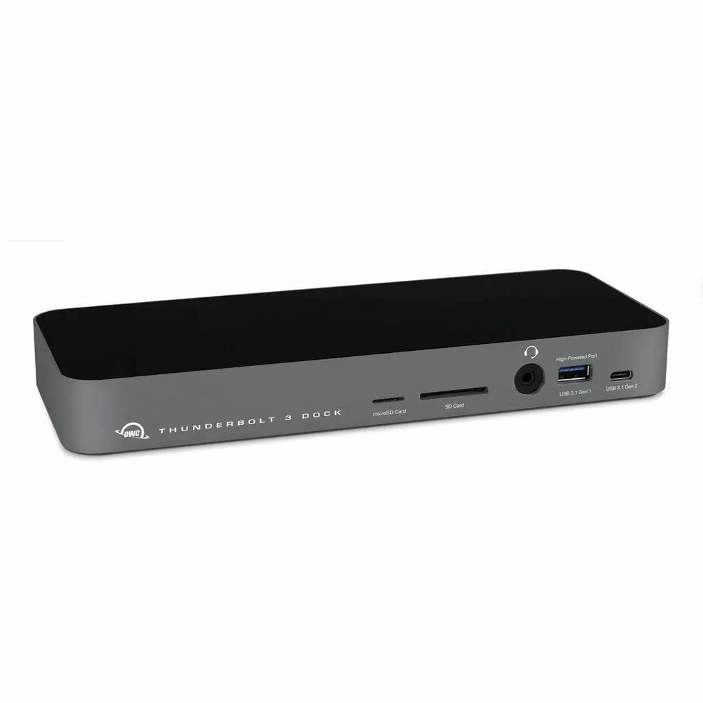 Other World Computing OWCTB3DK14PSG 14-Port Thunderbolt 3 Dock - Gray, 3.55 lbs Office Computer Accessory USB Hub, None