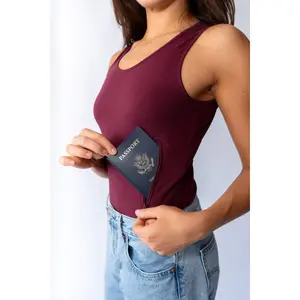 Women's Tank Top with Secret Pockets
