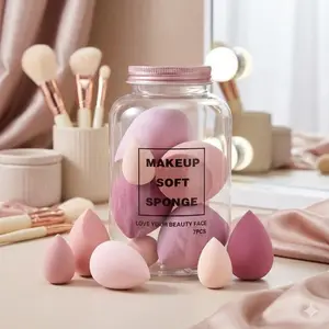 Professional Makeup Sponge Set, Blending Beauty Sponge, High-Rebound Blenders for Foundation & Concealer, Multi-Sided, Wet/Dry Use, Antibacterial, Non-Latex, Quick-Dry, Seamless Blending, Portable, Reusable & Washable, Home & Studio