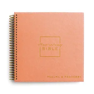 NIV, Spiral-bound Illustrating Bible: Psalms & Proverbs, Leathersoft Spiral, Coral: Draw, Write, and Reflect Your Way Through Scripture