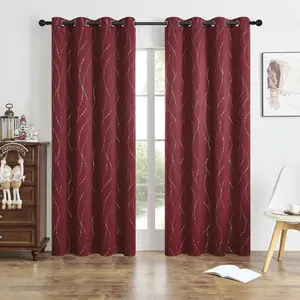 Solid Color Curtain, Modern Simple Blackout Curtain, Window Drapes for Home Living Room Bedroom Office Decor, Home Decoration Curtain