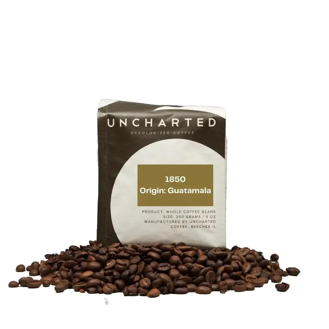 Uncharted Coffee 1850 Guatemala Coffee - Whole Coffee Beans, Carefully Roasted, Unique Origin Flavor, Perfect for Everyday Enjoyment - Beverage